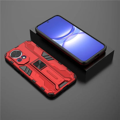 For Huawei nova 12 5G Case PC + TPU Scratch-proof Phone Cover with Foldable Kickstand