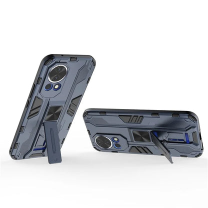 For Huawei nova 12 5G Case PC + TPU Scratch-proof Phone Cover with Foldable Kickstand