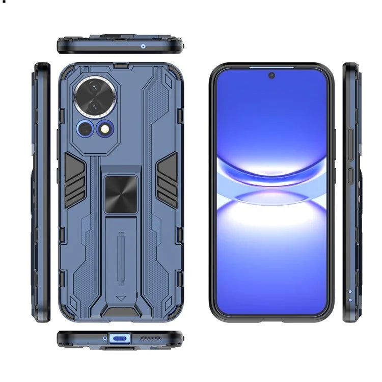 For Huawei nova 12 5G Case PC + TPU Scratch-proof Phone Cover with Foldable Kickstand