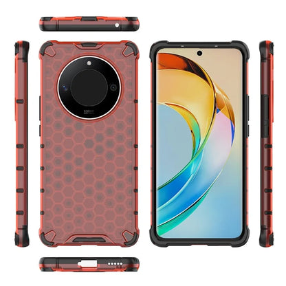 For Honor X50 5G / X9b 5G / Magic6 Lite 5G Case PC+TPU Anti-scratch Phone Shell with Honeycomb Design