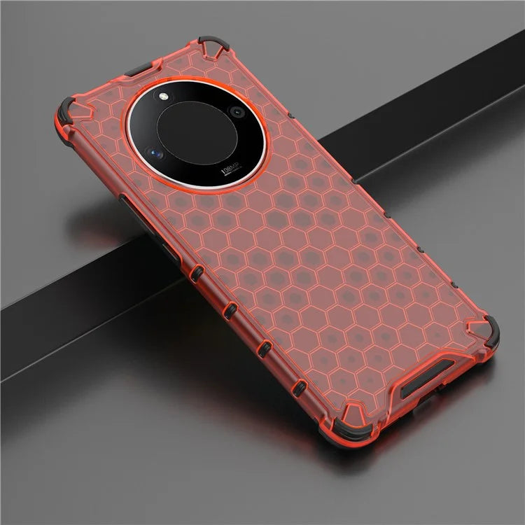 For Honor X50 5G / X9b 5G / Magic6 Lite 5G Case PC+TPU Anti-scratch Phone Shell with Honeycomb Design