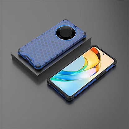For Honor X50 5G / X9b 5G / Magic6 Lite 5G Case PC+TPU Anti-scratch Phone Shell with Honeycomb Design