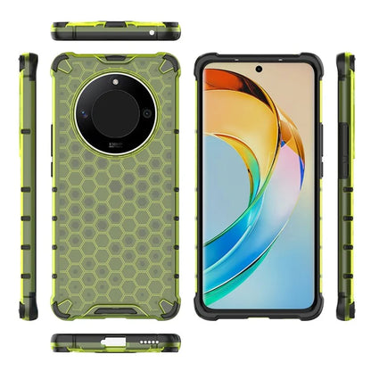 For Honor X50 5G / X9b 5G / Magic6 Lite 5G Case PC+TPU Anti-scratch Phone Shell with Honeycomb Design