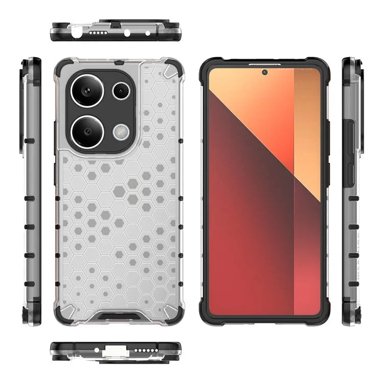 For Xiaomi Redmi Note 13 Pro 4G / Poco M6 Pro 4G Cell Phone Cases Soft TPU Hard PC Back Shell