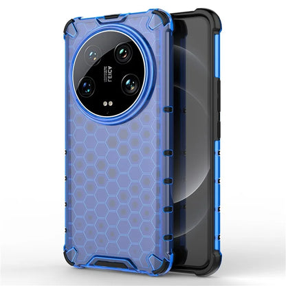 Phone Case for Xiaomi 14 Ultra Shell PC + TPU Hybrid Honeycomb Design Cover