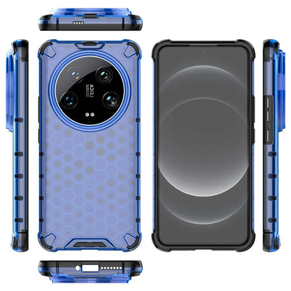 Phone Case for Xiaomi 14 Ultra Shell PC + TPU Hybrid Honeycomb Design Cover
