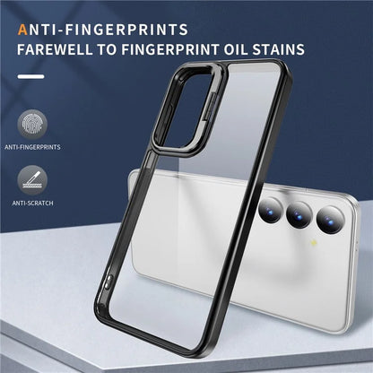 For Samsung Galaxy S24 Case TPU+Acrylic Kickstand Anti-Drop Phone Cover