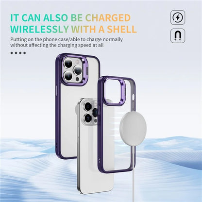For iPhone 13 Pro Max Phone Case TPU+Acrylic Camera Kickstand Shockproof Cover