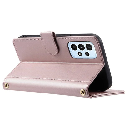 For Samsung Galaxy A23 4G / A23 5G (Global Version) / F23 5G / M23 5G / M13 4G Case Leather Wallet Flip Phone Cover