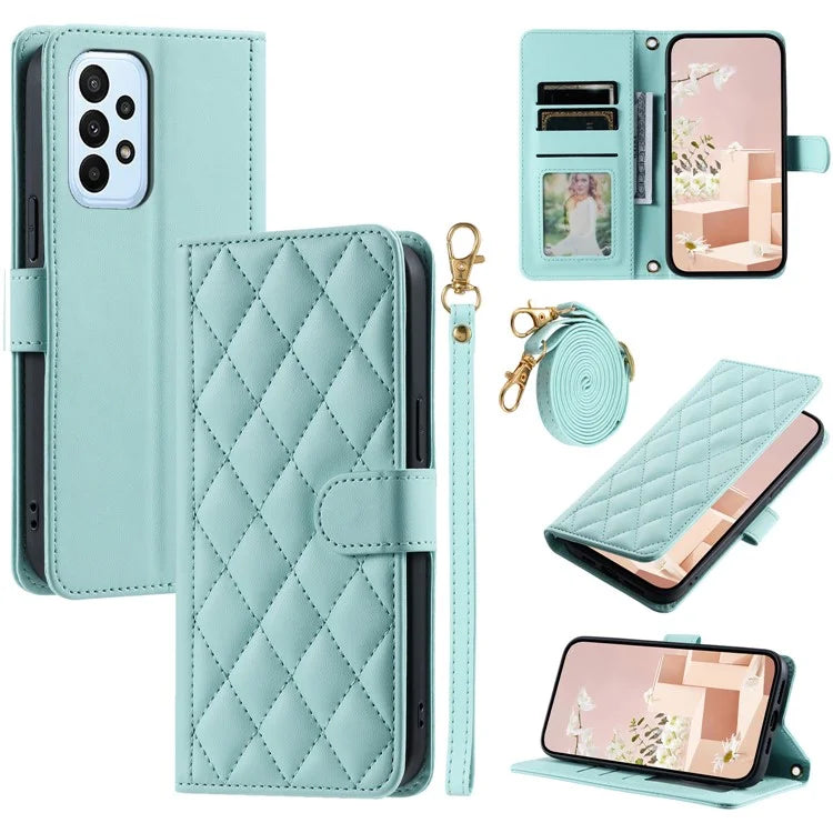 For Samsung Galaxy A23 4G / A23 5G (Global Version) / F23 5G / M23 5G / M13 4G Case Leather Wallet Flip Phone Cover