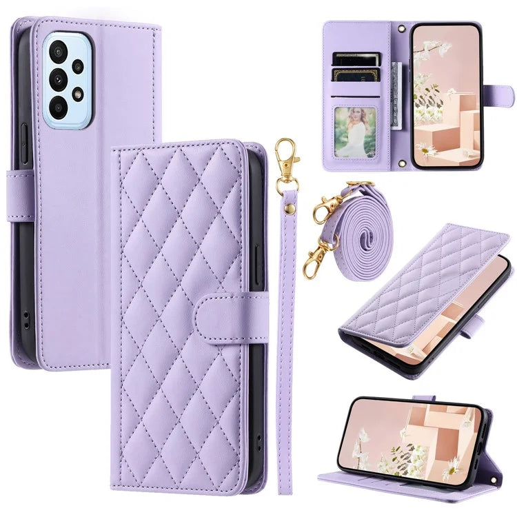 For Samsung Galaxy A23 4G / A23 5G (Global Version) / F23 5G / M23 5G / M13 4G Case Leather Wallet Flip Phone Cover