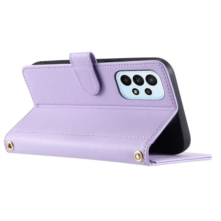 For Samsung Galaxy A23 4G / A23 5G (Global Version) / F23 5G / M23 5G / M13 4G Case Leather Wallet Flip Phone Cover