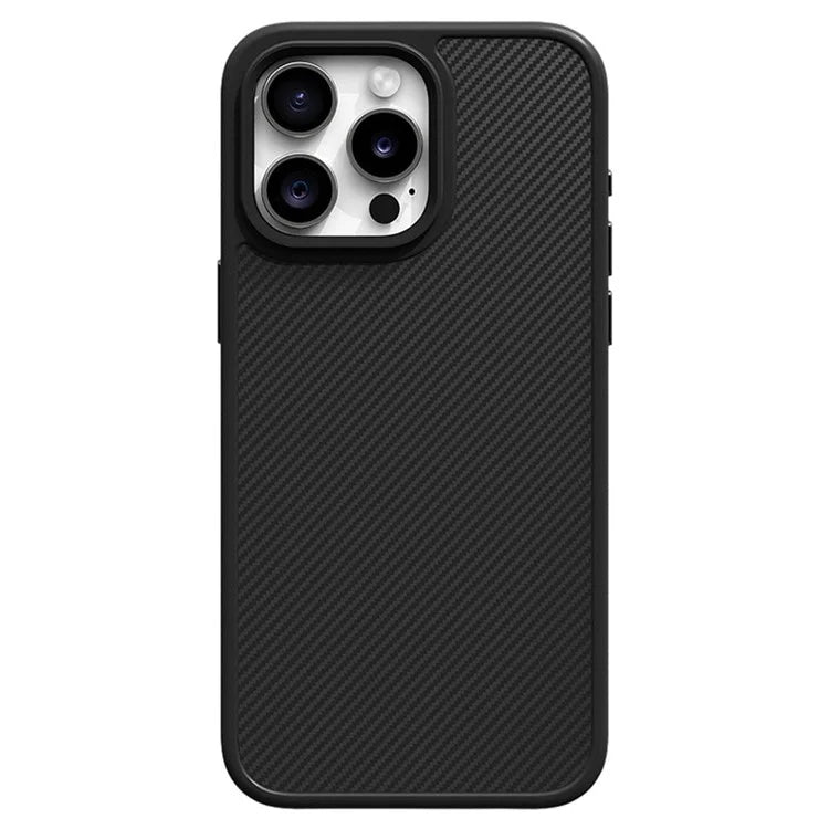 For iPhone 15 Pro TPU Case Carbon Fiber Texture Protective Phone Cover