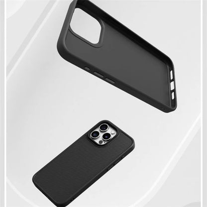 For iPhone 15 Pro TPU Case Carbon Fiber Texture Protective Phone Cover