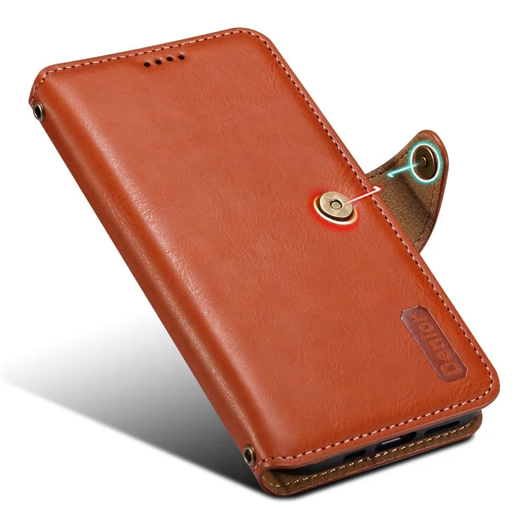 DENIOR For Honor 100 Pro 5G Case PU Leather Phone Wallet Cover with Stand