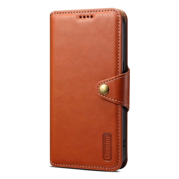 DENIOR For Honor 100 Pro 5G Case PU Leather Phone Wallet Cover with Stand