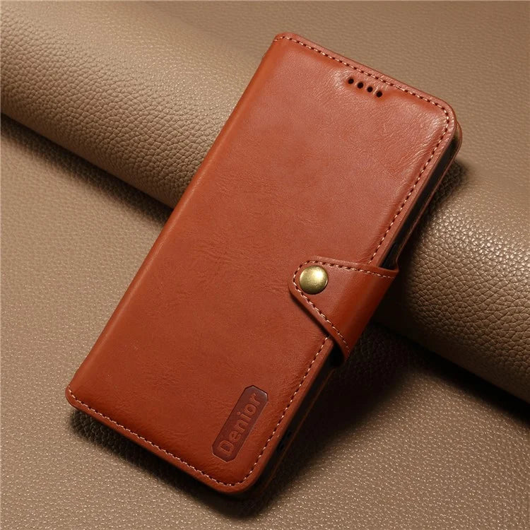 DENIOR For Honor 100 Pro 5G Case PU Leather Phone Wallet Cover with Stand