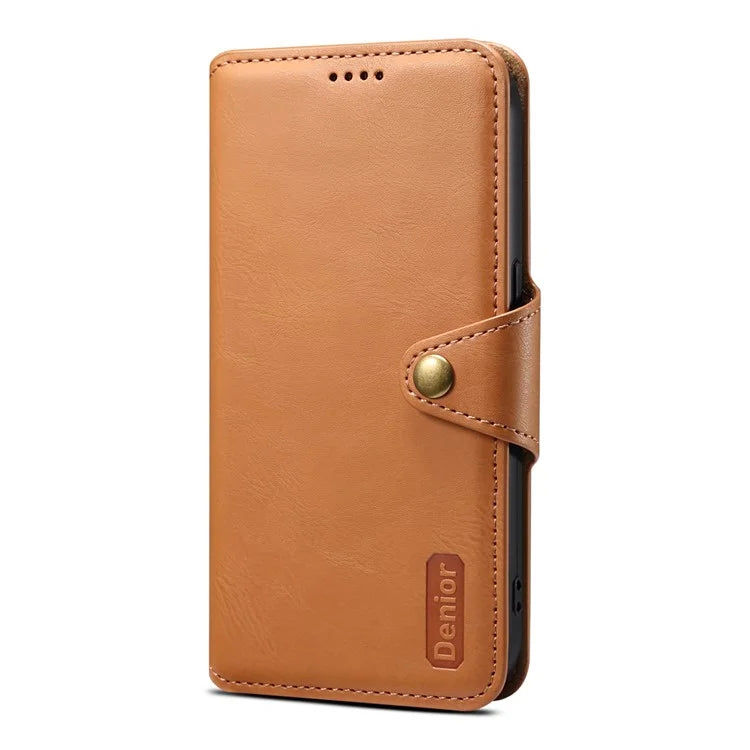DENIOR For iPhone 7 / 8 / SE (2020) / SE (2022) Case PU Leather Wallet Card Slot Phone Cover