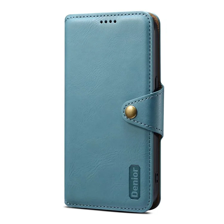 DENIOR For iPhone 7 / 8 / SE (2020) / SE (2022) Case PU Leather Wallet Card Slot Phone Cover