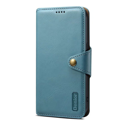 DENIOR For iPhone 7 / 8 / SE (2020) / SE (2022) Case PU Leather Wallet Card Slot Phone Cover