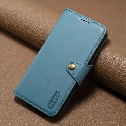 DENIOR For iPhone 7 / 8 / SE (2020) / SE (2022) Case PU Leather Wallet Card Slot Phone Cover