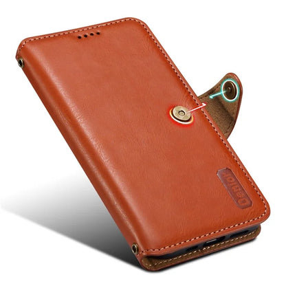 DENIOR For iPhone 7 / 8 / SE (2020) / SE (2022) Case PU Leather Wallet Card Slot Phone Cover