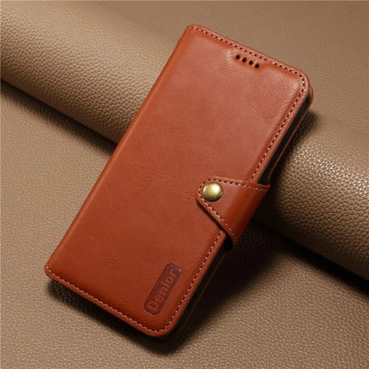 DENIOR For iPhone 7 / 8 / SE (2020) / SE (2022) Case PU Leather Wallet Card Slot Phone Cover