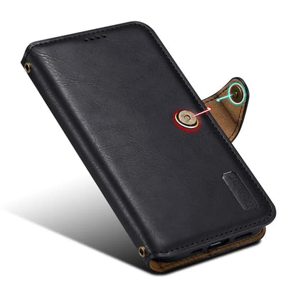 DENIOR For iPhone 7 / 8 / SE (2020) / SE (2022) Case PU Leather Wallet Card Slot Phone Cover