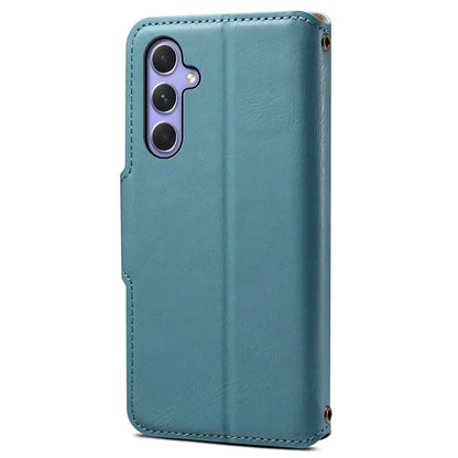 DENIOR For Samsung Galaxy A54 5G Wallet Phone Case Outer PU Leather Soft TPU Cover