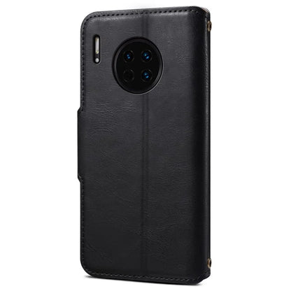 DENIOR For Huawei Mate 30 4G Leather Case Anti-scratch Wallet Phone Cover