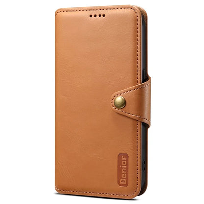DENIOR For Samsung Galaxy A24 4G (162.1 x 77.6 x 8.3mm) Case Wallet PU Leather Flip Phone Cover