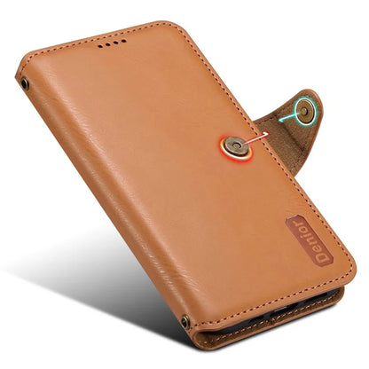 DENIOR For Samsung Galaxy A32 5G / M32 5G Case PU Leather Full Protection Phone Wallet Cover