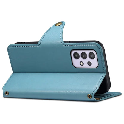 DENIOR For Samsung Galaxy A32 5G / M32 5G Case PU Leather Full Protection Phone Wallet Cover