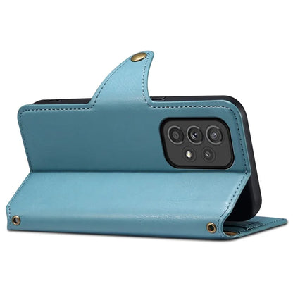 DENIOR For Samsung Galaxy A33 5G Case Wallet PU Leather Drop-proof Phone Cover