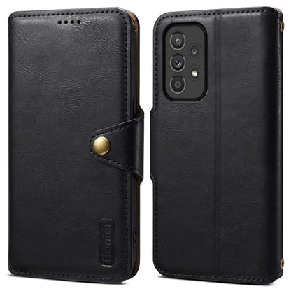 DENIOR For Samsung Galaxy A33 5G Case Wallet PU Leather Drop-proof Phone Cover