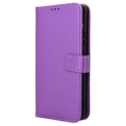 For vivo X100 Pro 5G Case Diamond Texture Leather Protective Phone Cover
