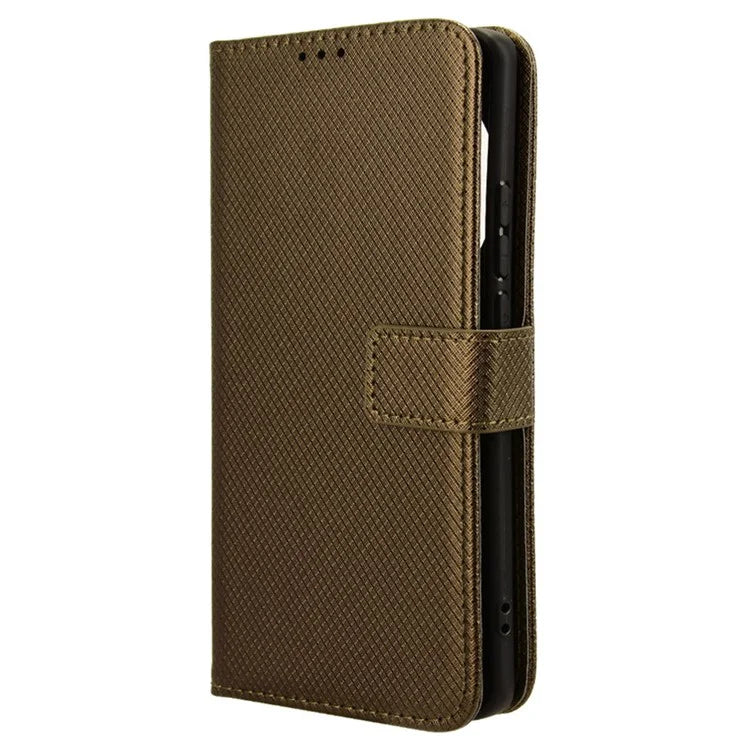 For vivo X100 Pro 5G Case Diamond Texture Leather Protective Phone Cover
