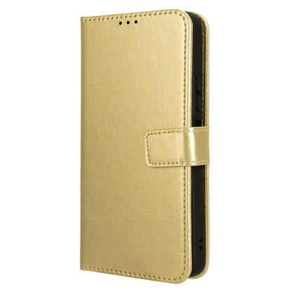 For Xiaomi Redmi A3 / Poco C61 4G Wallet Case Crazy Horse Texture Leather Phone Cover Viewing Stand