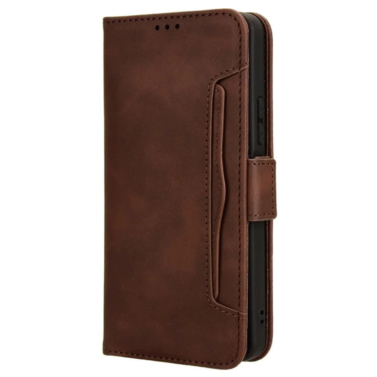 For Xiaomi Redmi A3 / Poco C61 4G Case with Multiple Card Holder Stand PU Leather Phone Cover