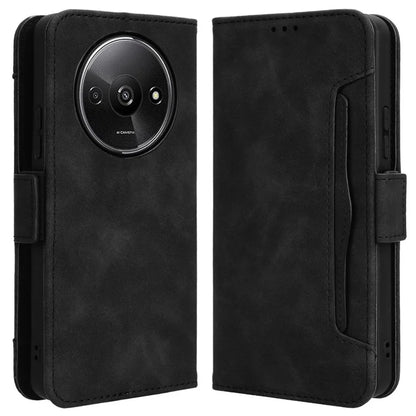 For Xiaomi Redmi A3 / Poco C61 4G Case with Multiple Card Holder Stand PU Leather Phone Cover