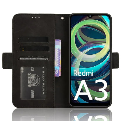 For Xiaomi Redmi A3 / Poco C61 4G Case with Multiple Card Holder Stand PU Leather Phone Cover