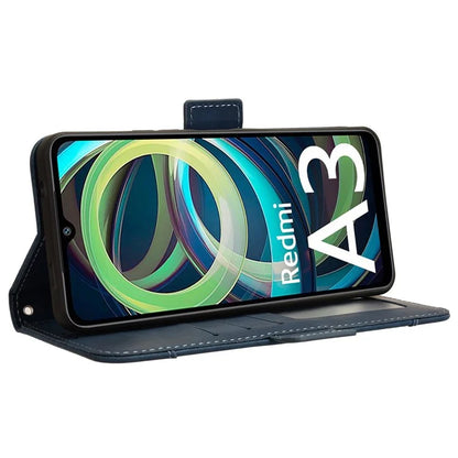 For Xiaomi Redmi A3 / Poco C61 4G Case with Multiple Card Holder Stand PU Leather Phone Cover