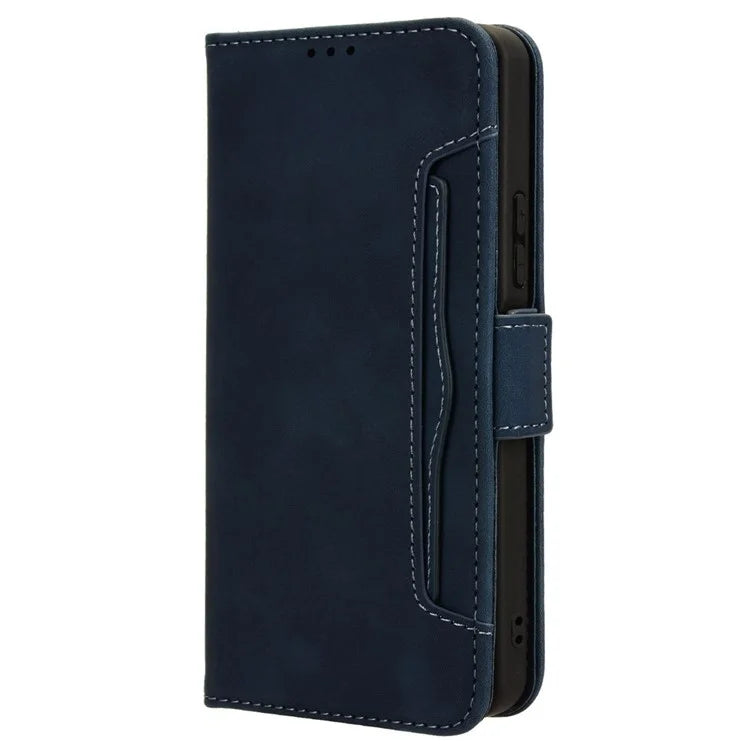 For Xiaomi Redmi A3 / Poco C61 4G Case with Multiple Card Holder Stand PU Leather Phone Cover