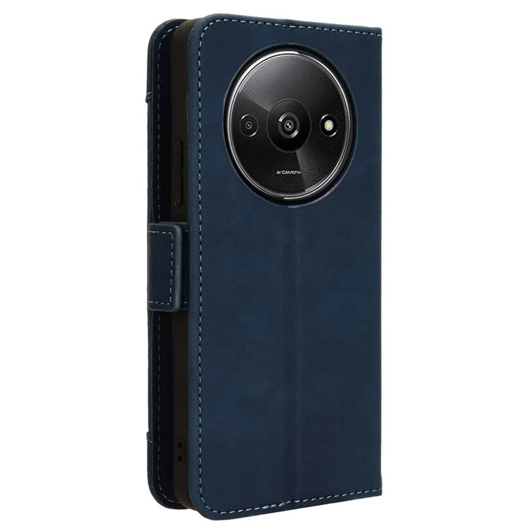 For Xiaomi Redmi A3 / Poco C61 4G Case with Multiple Card Holder Stand PU Leather Phone Cover