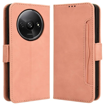 For Xiaomi Redmi A3 / Poco C61 4G Case with Multiple Card Holder Stand PU Leather Phone Cover