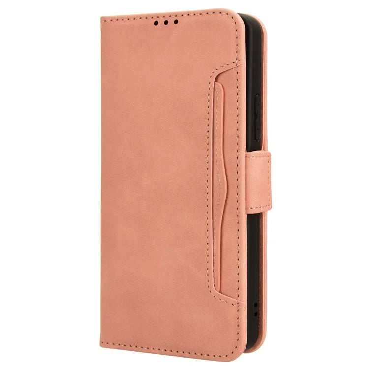 For Xiaomi Redmi A3 / Poco C61 4G Case with Multiple Card Holder Stand PU Leather Phone Cover