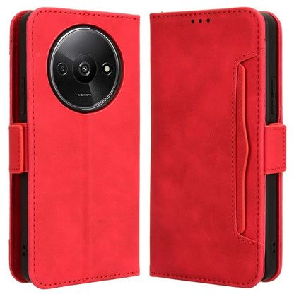 For Xiaomi Redmi A3 / Poco C61 4G Case with Multiple Card Holder Stand PU Leather Phone Cover