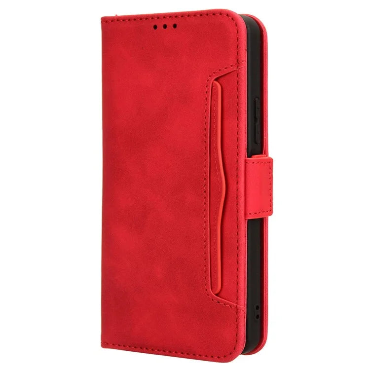 For Xiaomi Redmi A3 / Poco C61 4G Case with Multiple Card Holder Stand PU Leather Phone Cover