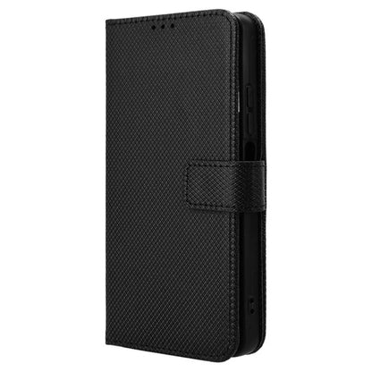 For Realme C67 4G Case Diamond Texture Leather Folio Stand View Cover with Strap