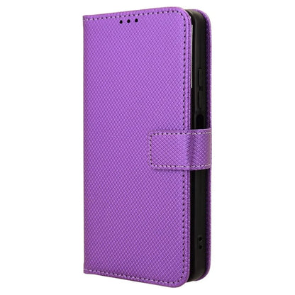 For Realme C67 4G Case Diamond Texture Leather Folio Stand View Cover with Strap